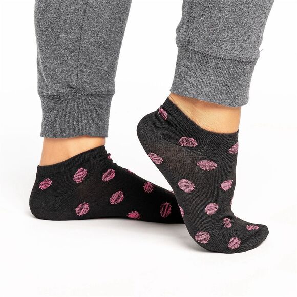 Alexa Rose Women's Ankle Socks 10 Pairs Stripes & Polka Dots - Picture 3 of 4